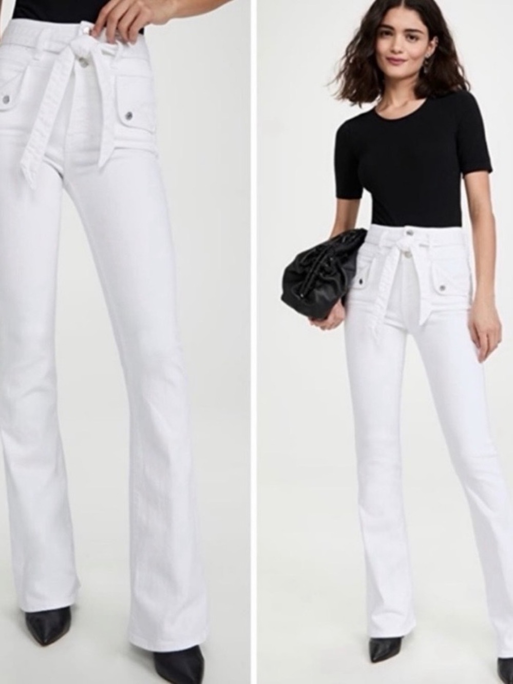 NWT Veronica Beard Giselle Flare Jeans Extra High Rise Sz 30 reg $249